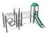 Set turnuri cu structură de frânghii pentru loc de joacă - BGL-1136 RECYCLED miniatura 1