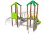 Set cu două turnuri cu tobogan pentru loc de joacă - BGL-8018 imagine 5