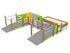 Set integrativ cu groapă de nisip pentru loc de joacă - BGL-8046 miniatura 1