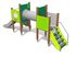 Set cu două turnuri cu tunel pentru loc de joacă - BGL-8068 imagine 8