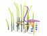 Set Flamingo pentru loc de joacă - BGL-9310-6-21VI-1A miniatura 1